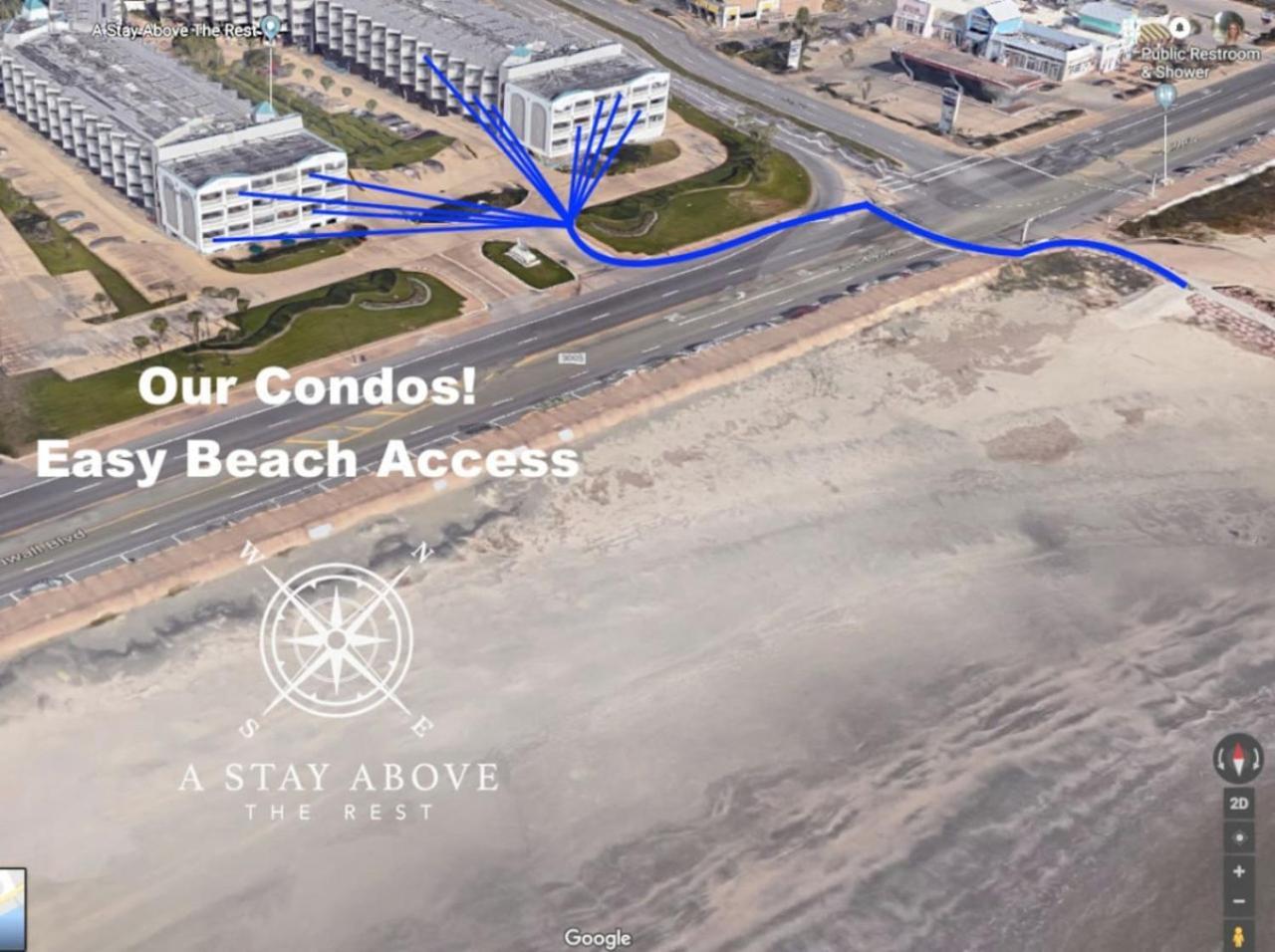 Cdm 304 - Beachfront Serenity Galveston Eksteriør billede
